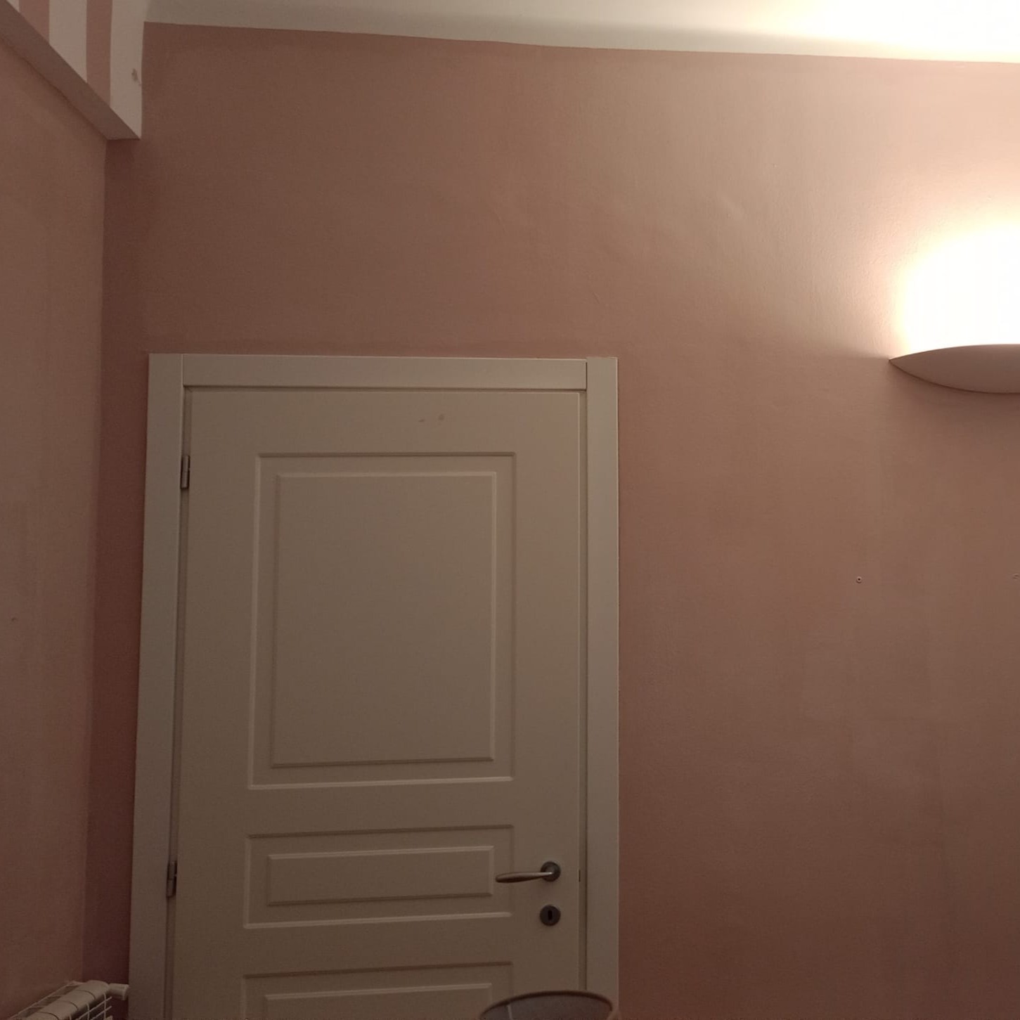 Dettaglio finitura parete perfetta